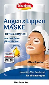 Schaebens Augen- und Lippenmaske – 10er-Packung, 10 x 4 x 1,5 ml für Anwendungen im Sale